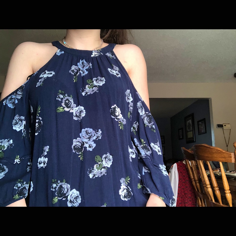 Off the shoulder floral top